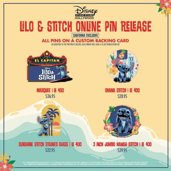 DSSH Disney Lilo and Stitch - Sunshine Stitch Stained Glass Pin LE 400 - Picture 4 of 4